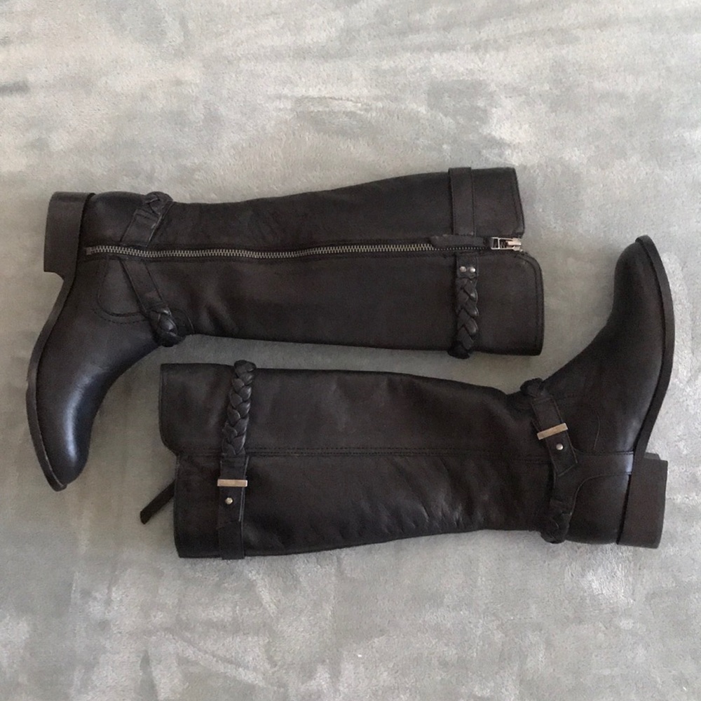 Johnston & Murphy Black Leather Boots